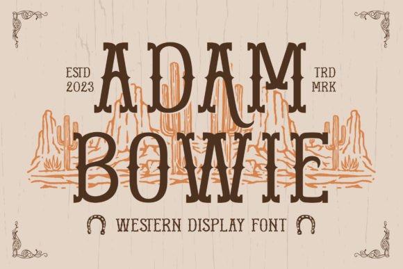 Adam Bowie: A Western Slab Serif for Editorial Storytelling