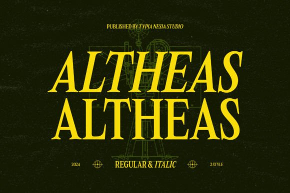 Altheas: A Serif Font for Elegant Editorial Design