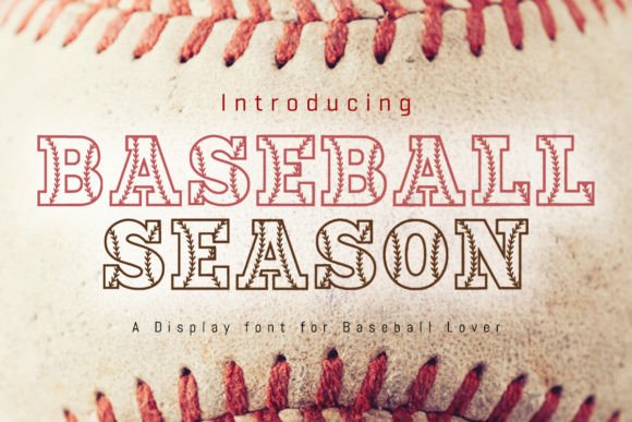 Baseball Season Font Brings Playful Clarity to Campaign Graphics