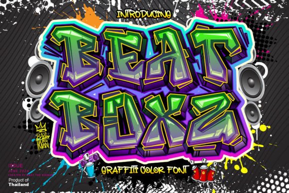 Beat Boxz: A Color Font That Brings Street Art to Branding