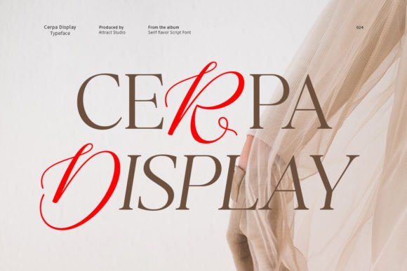 Cerpa Display: A Modern Serif Font for Crafters