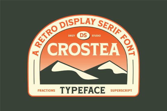 Crostea Font: A Vintage Serif for Editorial Design and Publishing