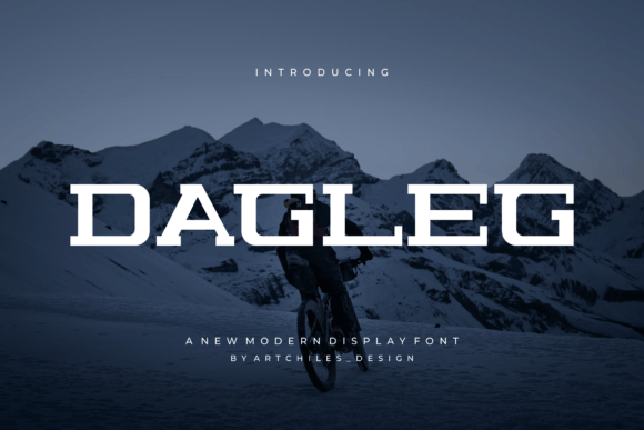 Dagleg: A Serif Display Font for Modern Editorial Design