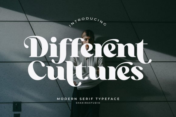 Different Cultures Font: A Modern Serif That Transforms Brand Identities