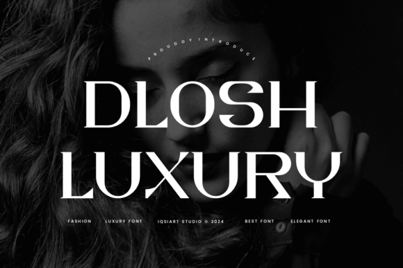 Dlosh Luxury: A Serif Font That Elevates Handmade Products and Shop Branding
