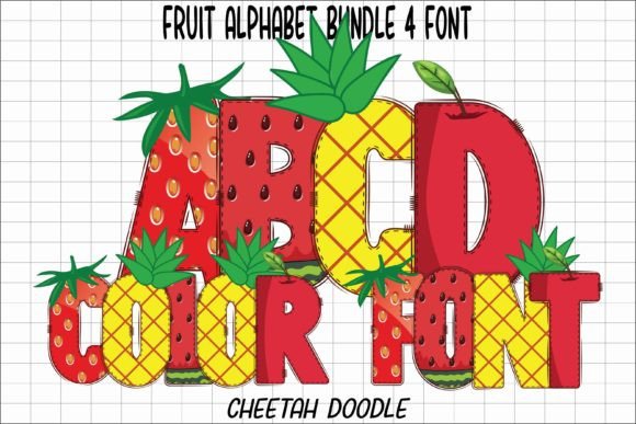 Fruit Alphabet: A Playful Color Font for Modern Web Design