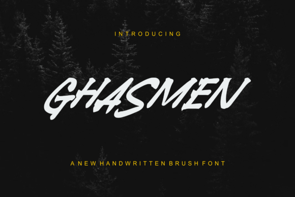 Ghasmen: A Bold Display Font for Handmade Product Makers