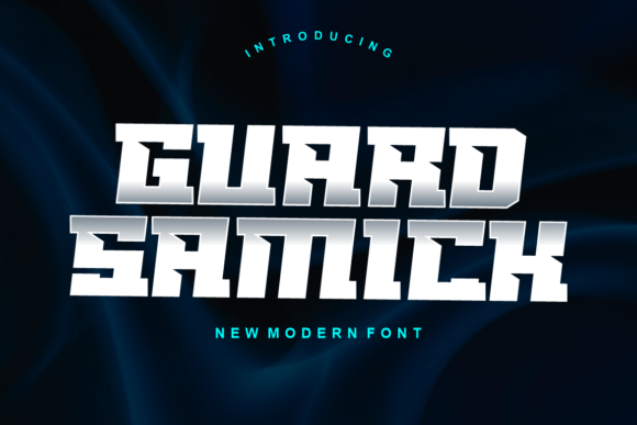 Guard Samick: A Bold Serif Font for Handmade Products and Craft Brands
