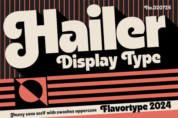 Hailer: A Retro Display Font That Brings Personality to Branding Projects