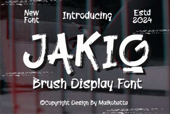 Jakio: A Brush Display Font That Brings Bold Personality to Web Design