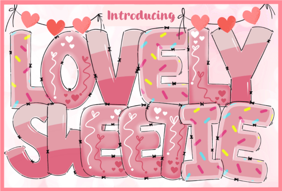 Lovelysweetie: A Playful Display Font for Editorial Charm