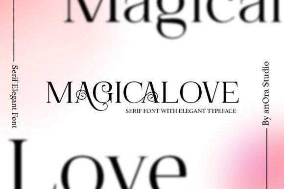 Magicalove: A Display Serif Font That Brings Romance to Web Layouts