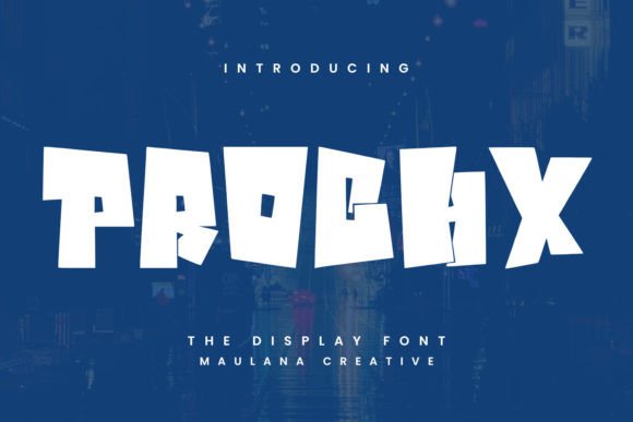 Prochx: A Bold Display Font for Editorial Impact