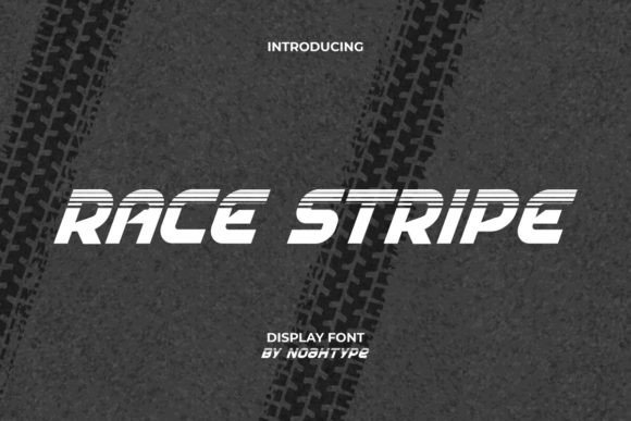 Race Stripe Font Gives Your Brand a Bold, Racing Edge
