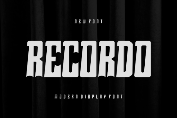 Recordo: A Quirky Sans Serif Display Font for Editorial Storytelling