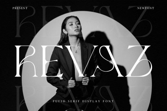 Revaz: A Fluid Serif Display Font That Brings Elegance to Branding Work
