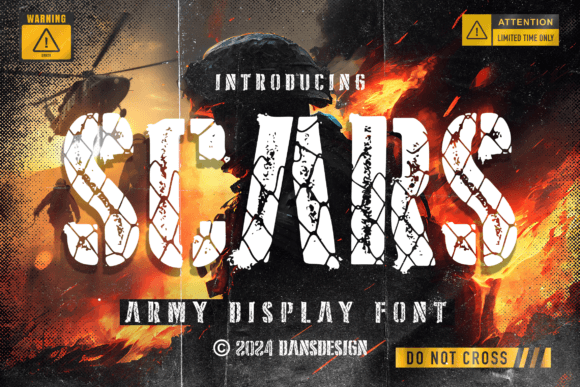 Scars Font Review: A Bold Blackletter Display Typeface for Campaigns