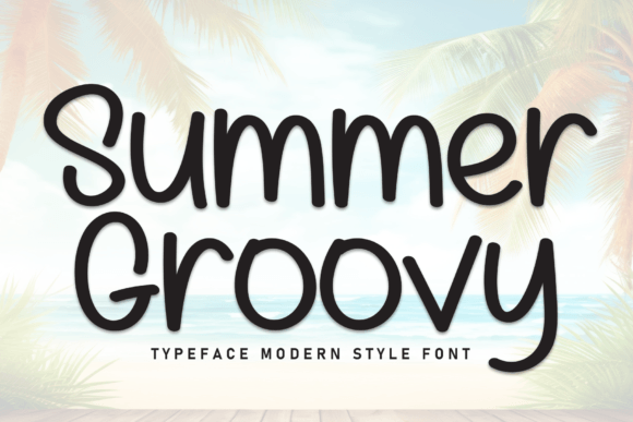 Summer Groovy Font: A Playful Typeface for Small Business Branding