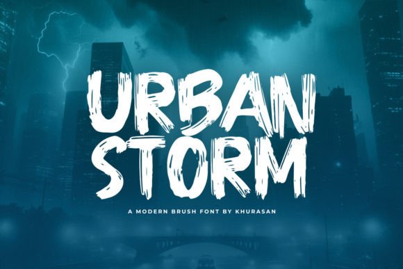 Urban Storm Font: A Modern Display Typeface for Marketers and Creators