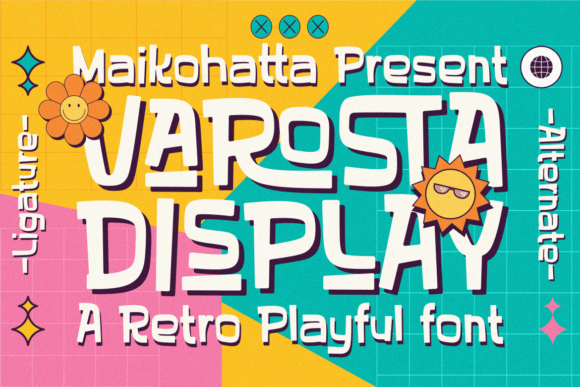 Varosta Display: A Handwritten Sans Serif Font That Brings Joy to Small Business Branding